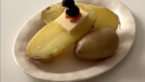 Potato Butter with Olive Penguin😛