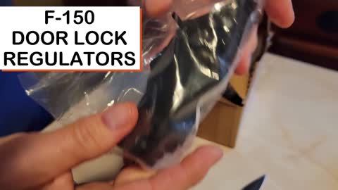 UNBOXING a set of F-150 Door Lock Regulators