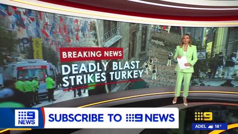 Turkey explosion leaves six dead in Istanbul _ 9 News Australia