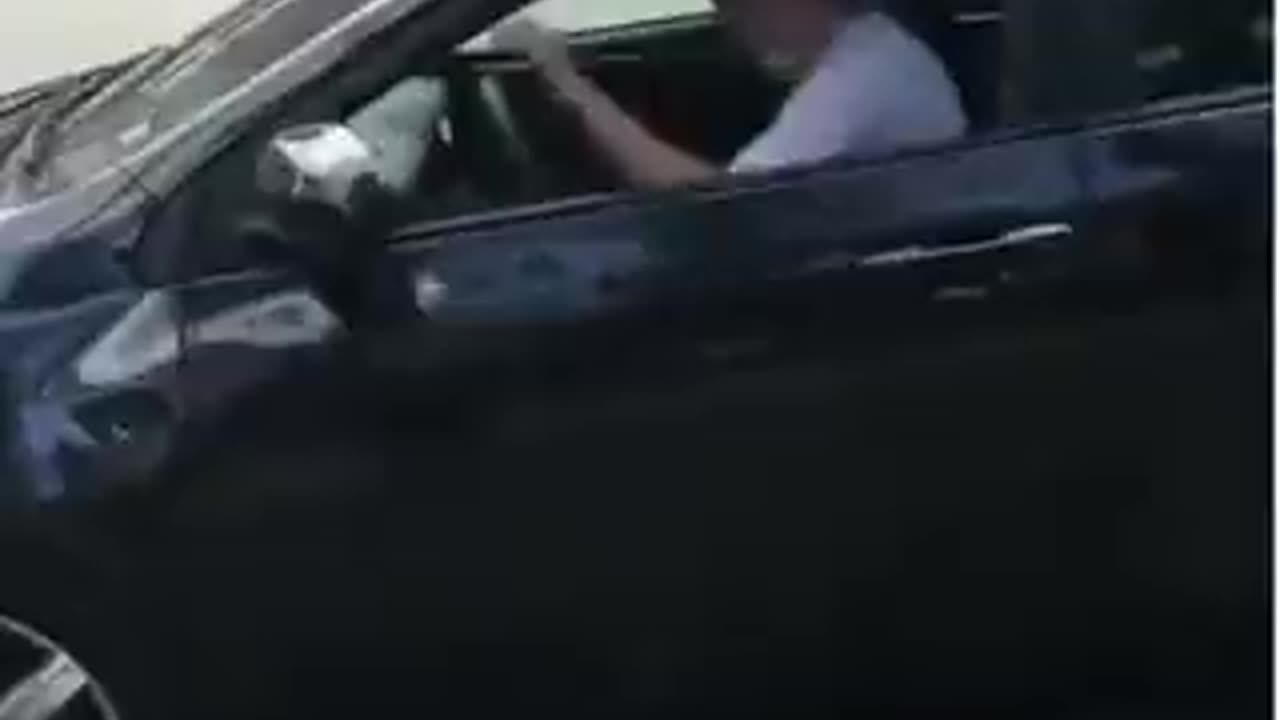 Karma Strikes Again: Man Spits on Trump Flag, Crashes Into Pole