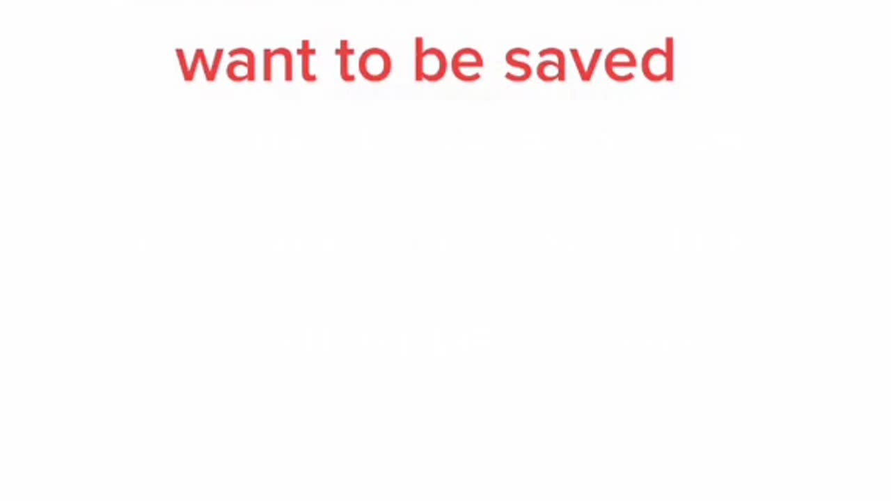 You can't save everyone, but save the ones that want to be saved