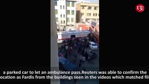 Ambulance outside school in Iran, as country says will investigate poisoning of students