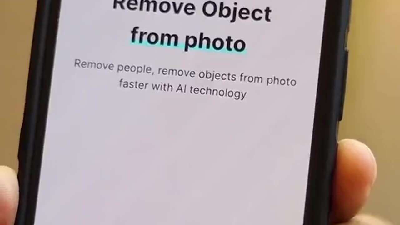 Remove object