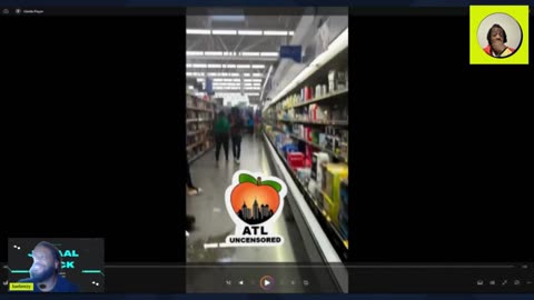 Altercation at cascade wal-mart Black women and Man trash store over argument