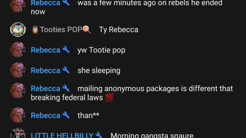 Rec of interaction with Paula.