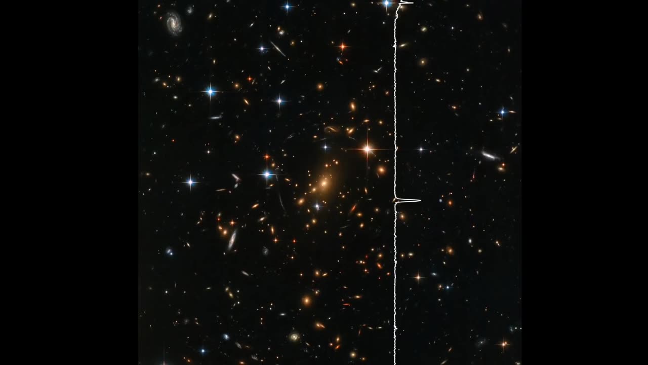 Sonification of a Hubble Deep Space Image