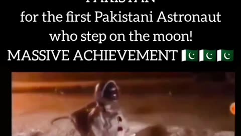 First pakistani Astronaut who step on the moon