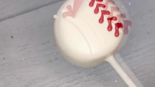 baseball cake pops ⚾️