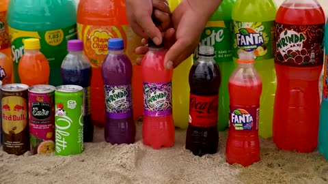 Big Underground Volcanic Eruption from Coca-Cola,Mtn Dew, Monster, Fanta, 7up, Mirinda and Mentos1