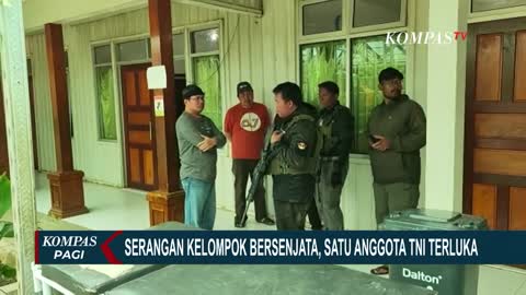 Serangan Kelompok Bersenjata di Papua, 1 Anggota TNI Terluka