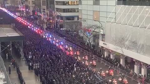 USA - Funeral for NYPD officer Funeral underway for NYPD officer Jason Rivera