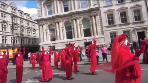 Extinction rebellion idiots called out for Satan worship.