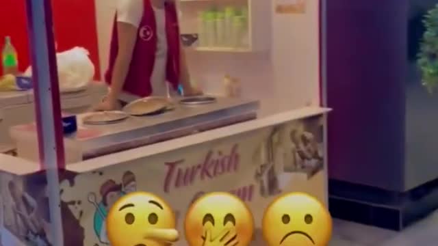 Turkish icecream trick is over🤣🤣 #funny #comedy #shorts