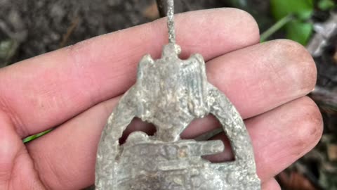 German WW2 tank badge found while metal detecting