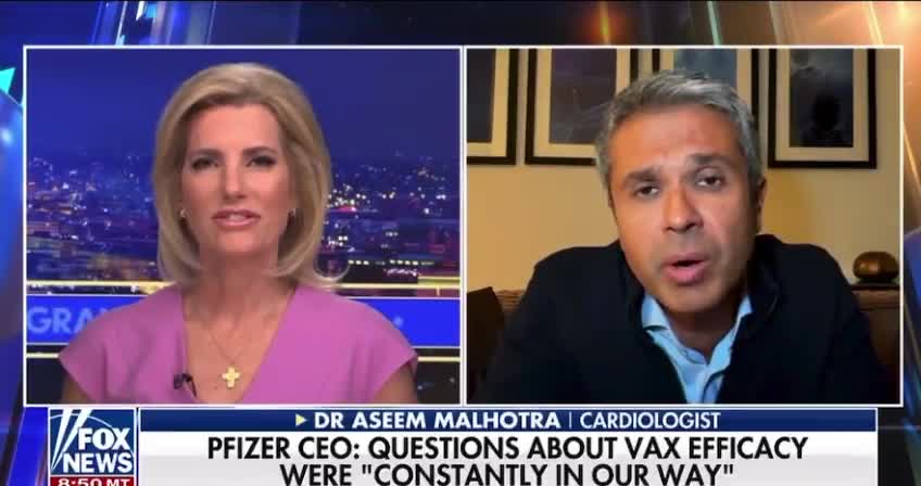 Watch Pfizer's CEO whining that "questions around the vaccine's efficacy were constantly in the way"