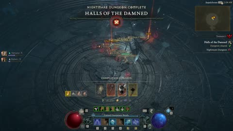 Diablo 4 - Halls of the Damned Nightmare Dungeon