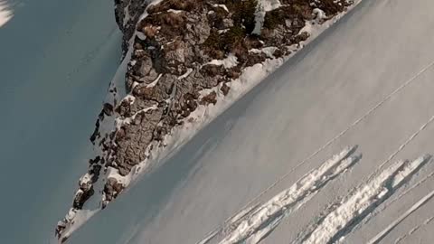 Double Backflip Drone Shot