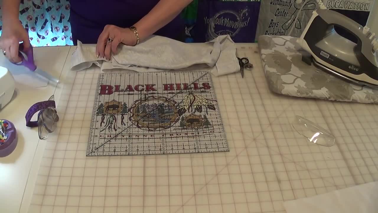 Tips and tricks for making a T-shirt quilt.