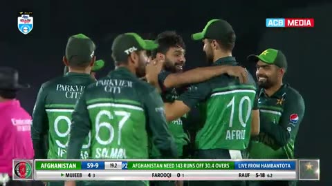 Pakistan vs Afghanistan Cricket Full Match Highlights (1st ODI)