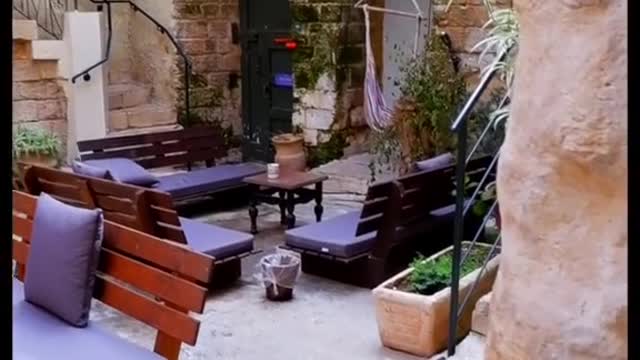 Waking up and having coffee in this 200-year-old courtyard is 100100