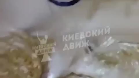 🇺🇦 Humanitarian aid from 🤡zelensky's wife: cheap pasta in an expensive Louis Vuitton packet.