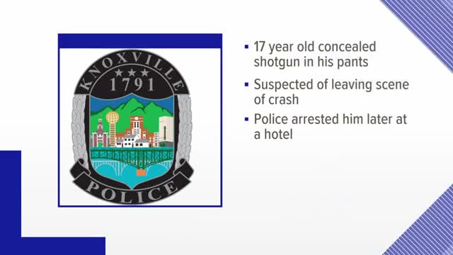 31_KPD 17-year-old arrested for DUI; found with shotgun in pants