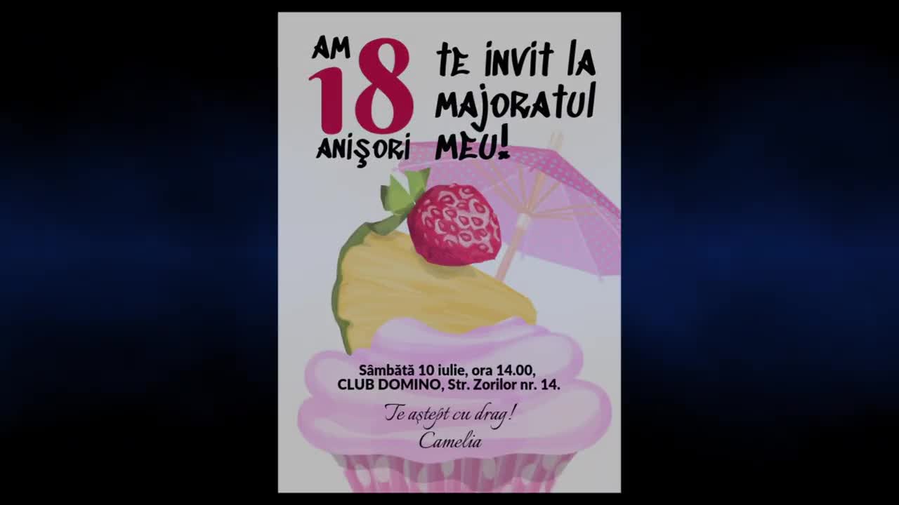 (matograph.com) Invitatii majorat fete