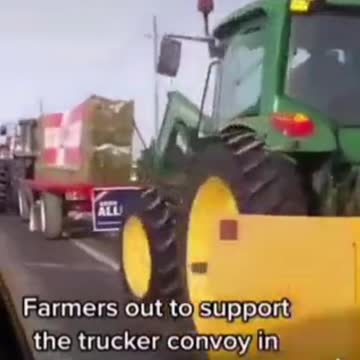 🔴[CANADA] FARMERS OUT TO SUPPORT THE TRUCKER CONVOY IN BEAMSVILLE