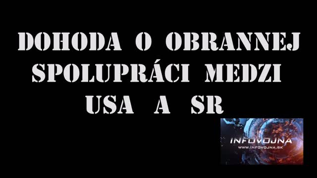 Dohoda o obrannej spolupráci medzi USA a SR.