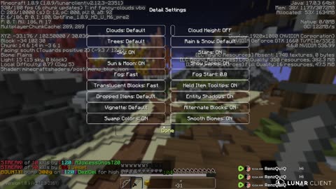 Playing Minecraft Hypixel, then some Melee later