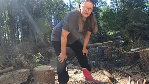 puusavottaa ja uuden kameran testausta