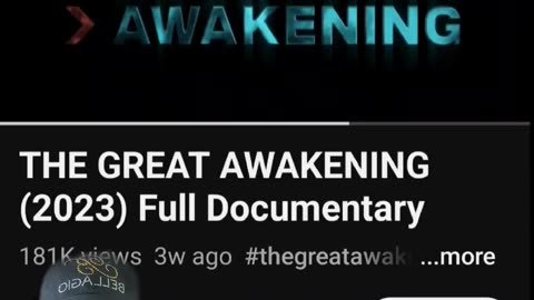 Watch the Great Awakening