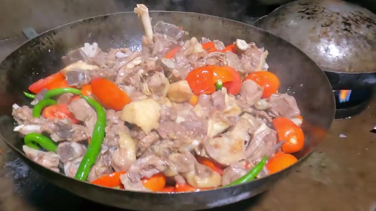 Mutton Karhai, Traditional Food, Peshawar Kpk