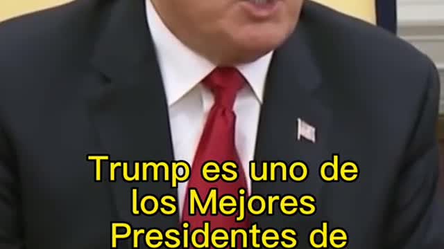 La gente sin mente lo critica, no saben la excelente presidencia que hizo en EEUU,