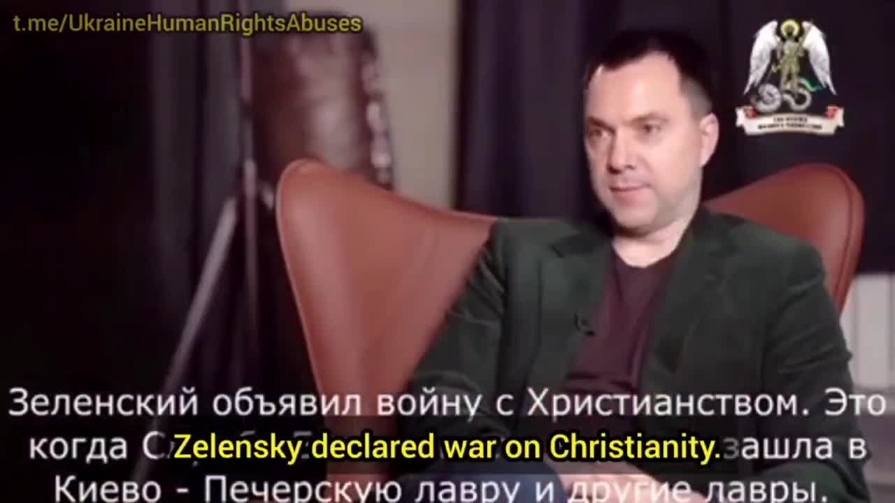 Arestovych: “Zelensky has declared war on Christianity. This is when SBU entered…the Ukrainian Orthodox Church"