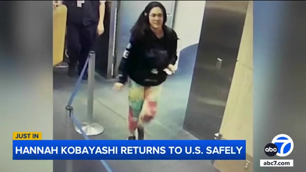 Hannah Kobayashi safely returns to US, family says