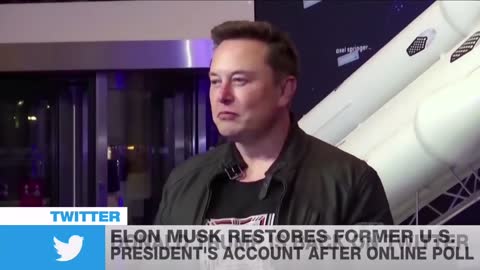 Elon Musk reinstates Donald Trump's Twitter account