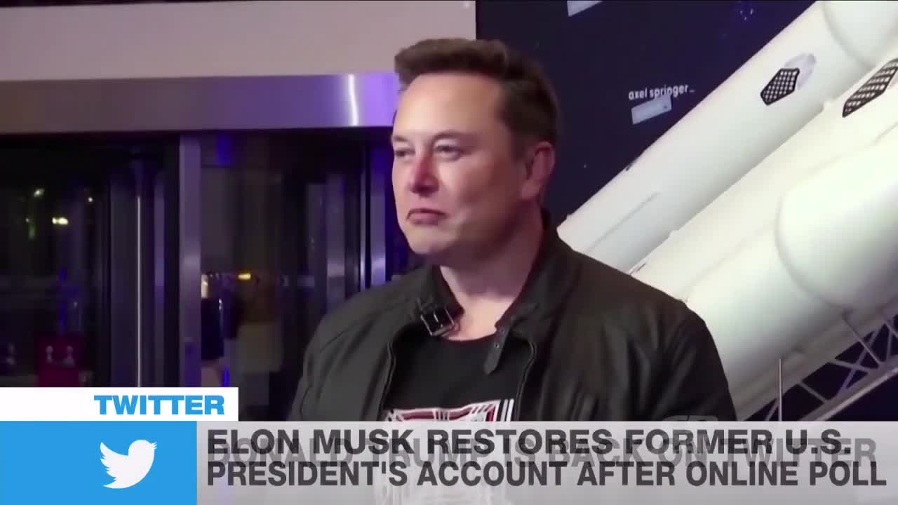 Elon Musk reinstates Donald Trump's Twitter account