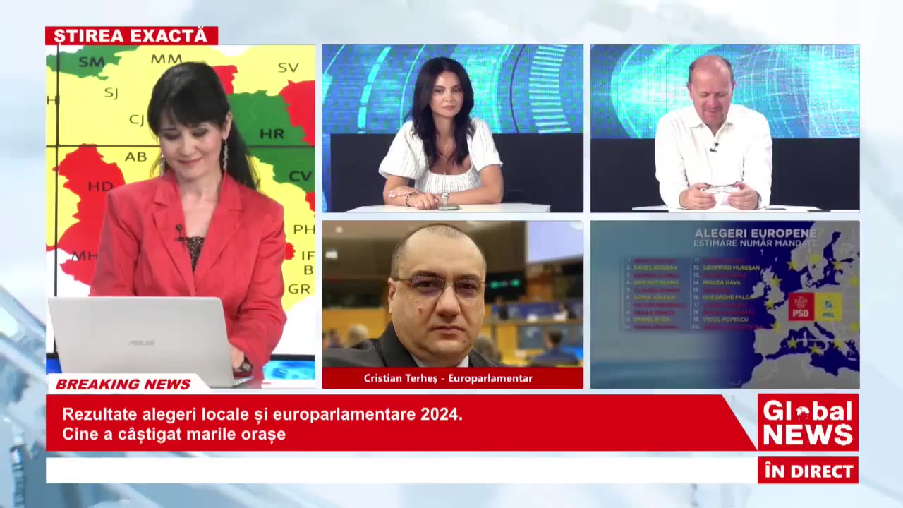 Știrea exactă (Global News România; 10.06.2024)
