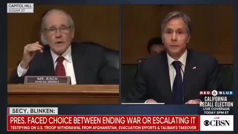 Senator Risch: "Who in the White House has authority