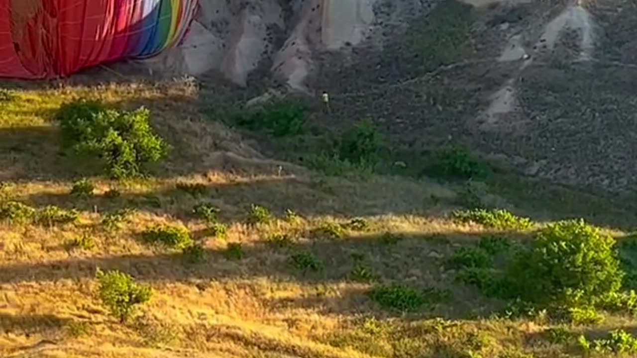 Hot Air Balloon Crash In Kapadokya (Cappadocia) Turkey