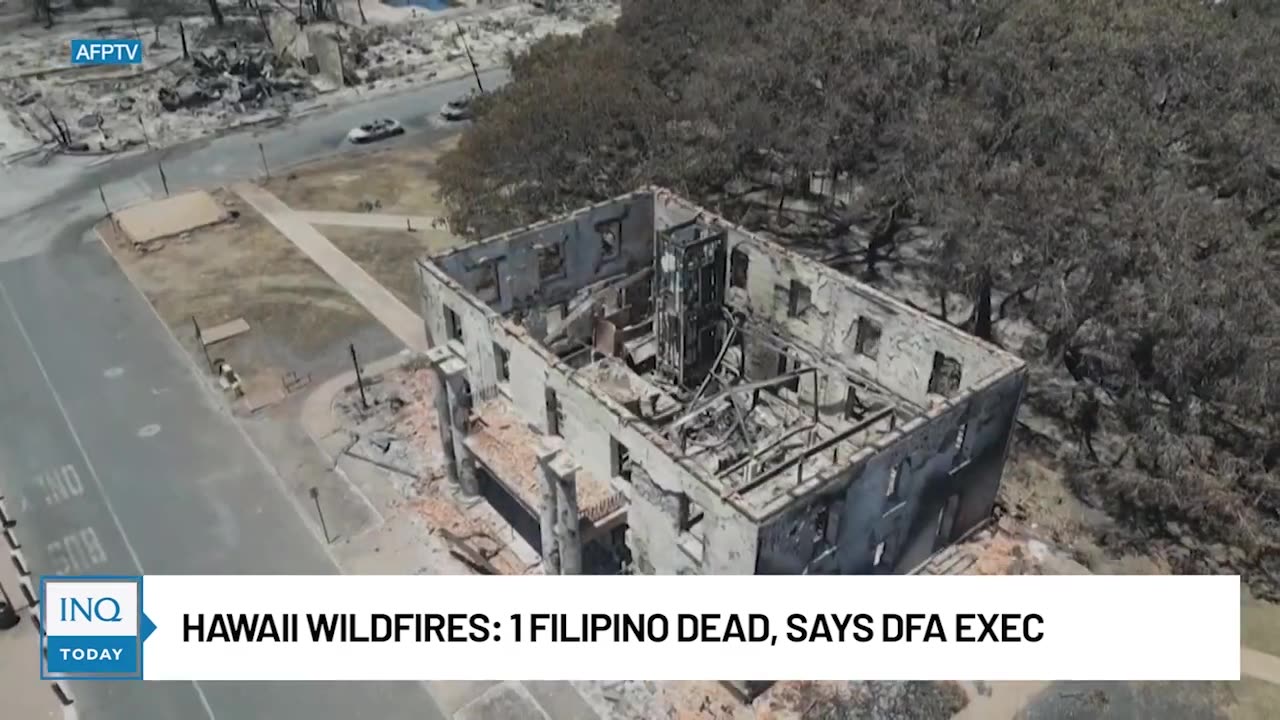 Hawaii wildfires: 1 Filipino dead, says DFA exec | INQToday