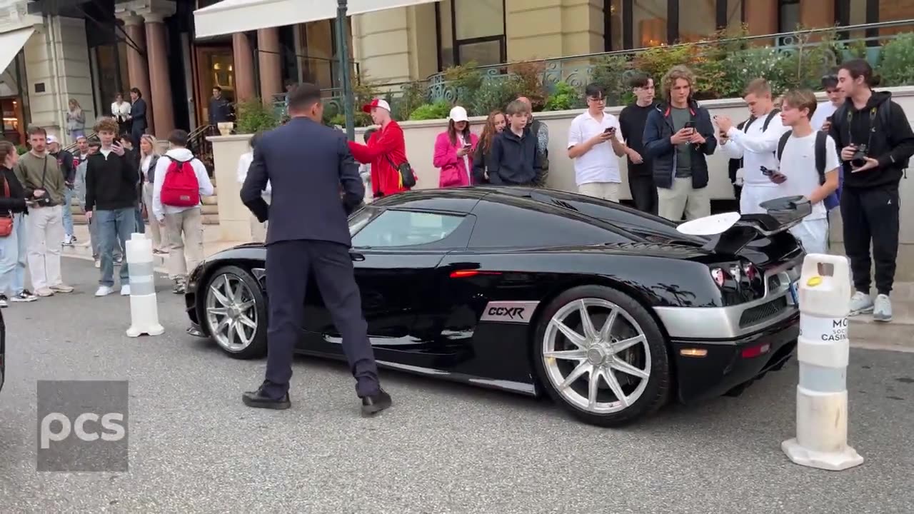 ADRIAN SUTIL Using His Super Rare Collection KOENIGSEGG CCX4 SUPERCAR