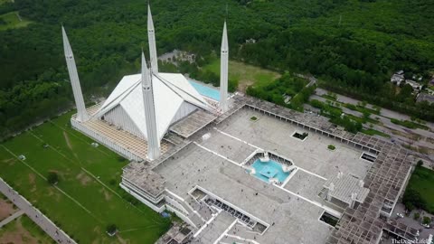 Faisal mosque Islamabad 🕌 must watch the clip beautiful view in our country ♥️ 😍 ❤️