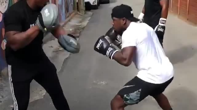 Andre berto training