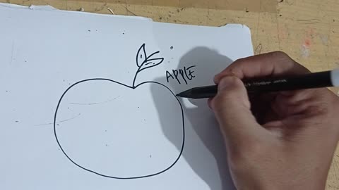 Drawing Aple Fruit