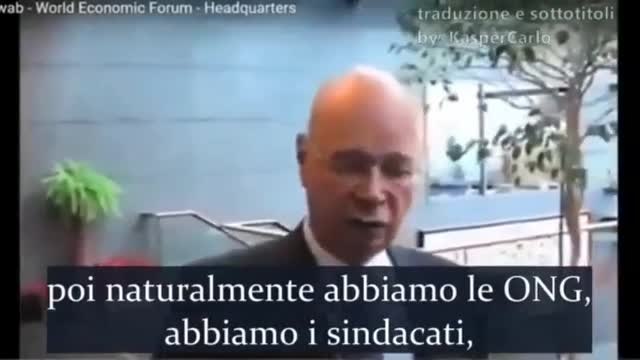 Klaus Schwab: ogni governo e istituzione collabora con noi.