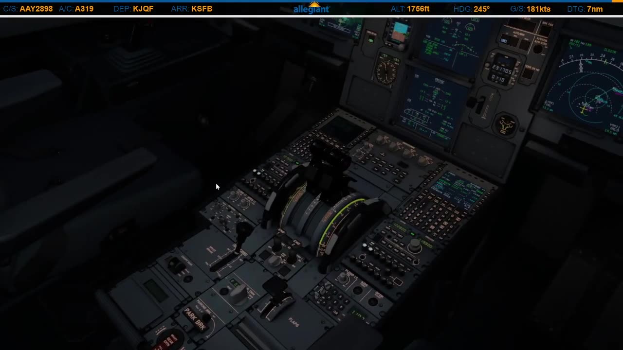 Landing in Orlando