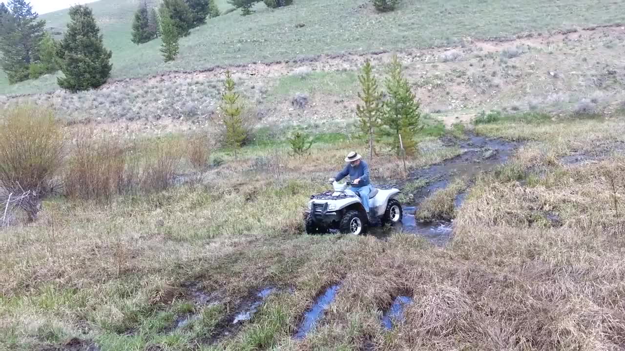 Tom on the quad