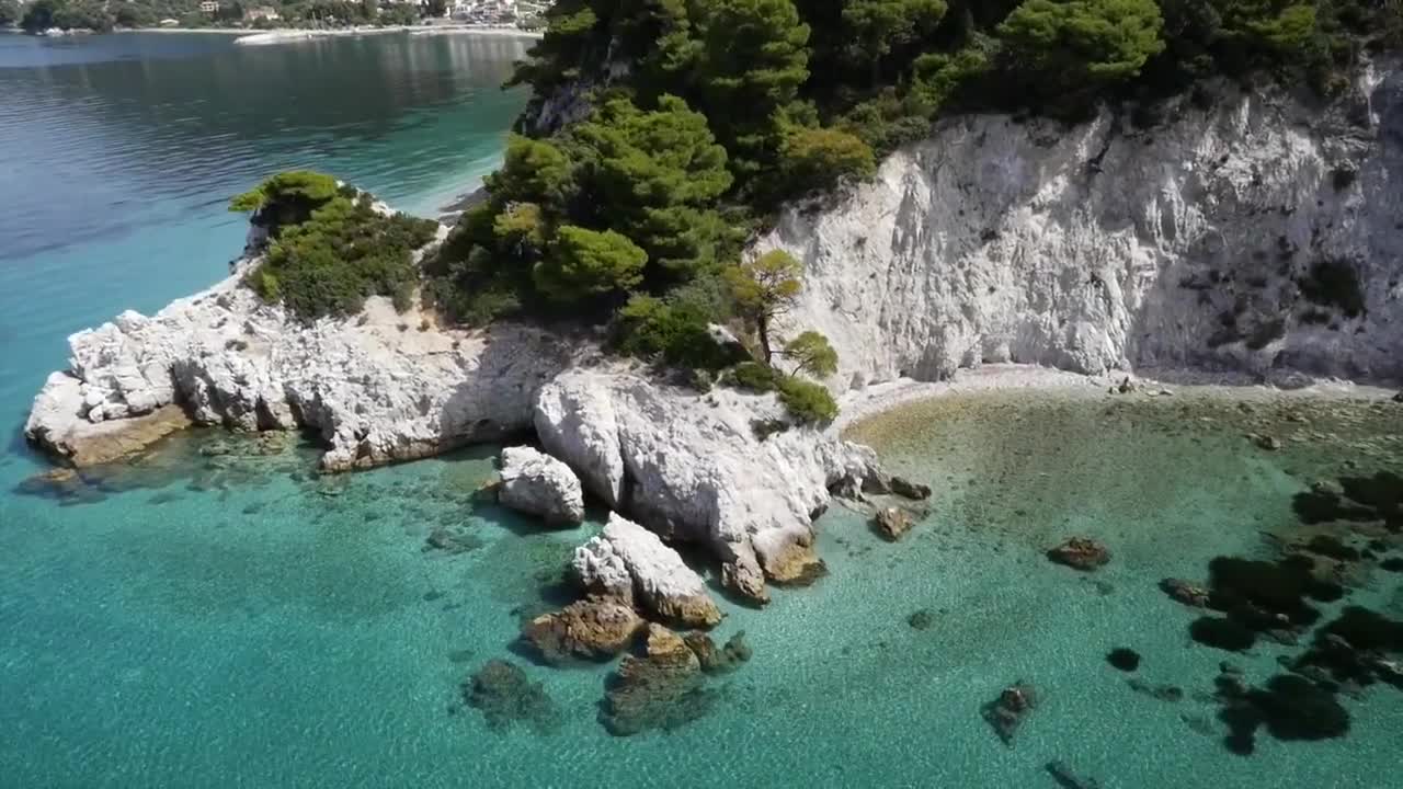 Most Beautiful Island Drone Aerial Free stock footage